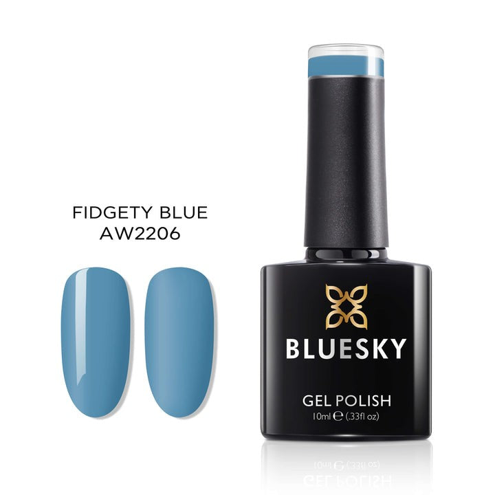 Esmaltes permanentes BLUESKY autumn AW2206 | Fidgety Blue